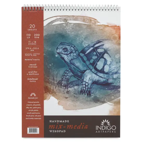 Indigo Artpapers Mixed Media Wiropad - 11" x 14", 20 Sheets {1}