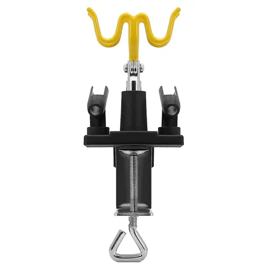 PointZero Clamp-on Stand Table-mount Four Airbrush Holder Station {2}