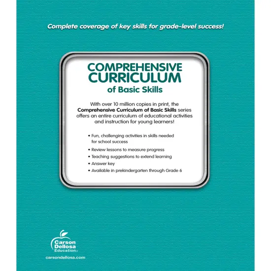 Carson Dellosa Comprehensive Curriculum of Basic Skills 1st Grade Workbook, Reading Comprehension, Language Arts, Spelling, Grammar, Math, and Writing Practice, Classroom or Homeschool Curriculum {2}