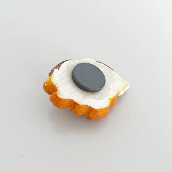 Wrapables 3D Resin Fridge Magnets, Food Simulation, Succulents, Famous Faces Refrigerator Magnets for Kitchen (Set of 5) Breakfast {5}