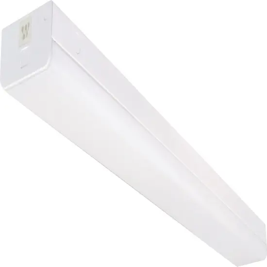 Nuvo 40w 48" LED wide Strip Light w/ Connectible & Sensor in White Finish 5000k natural-light {1}