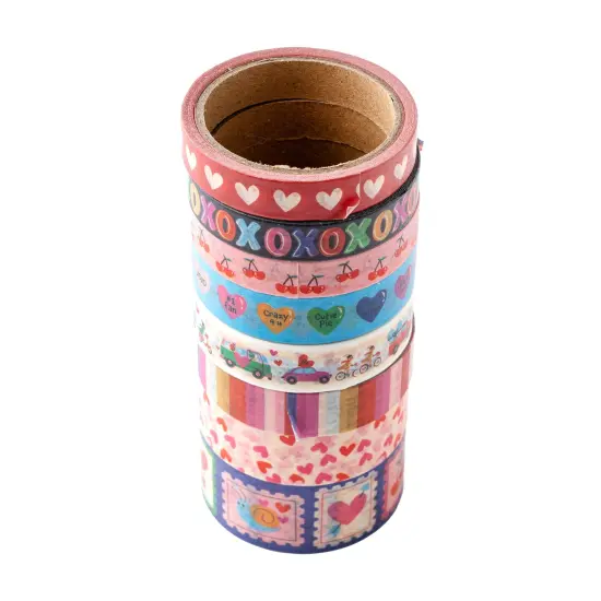American Crafts Cutie Pie Washi Tape 8/Pkg-Iridescent Foil {3}