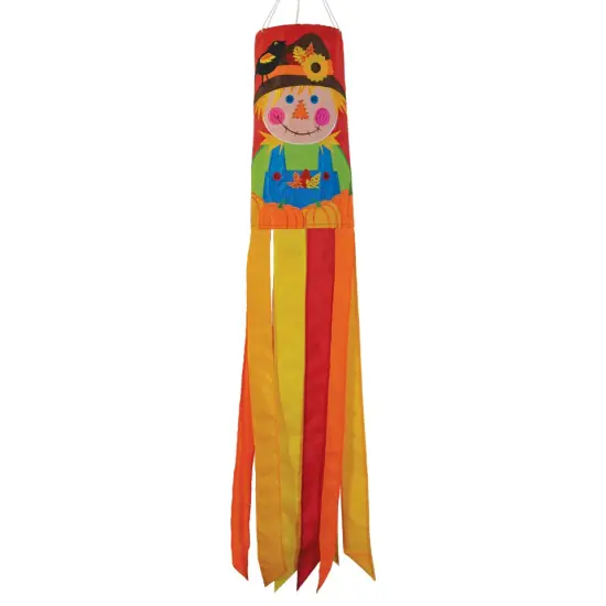 In the Breeze 5140 Scarecrow 40 Inch Windsock - Outdoor Fall Decoration {1}