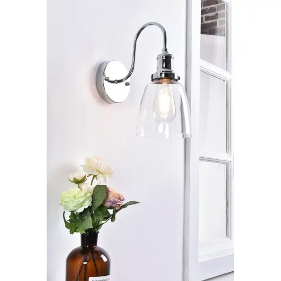Felicity 1 light chrome Wall Sconce {2}