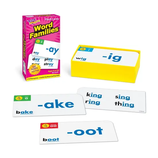 Word Families Skill Drill Flash Cards, 3 Packs {5}