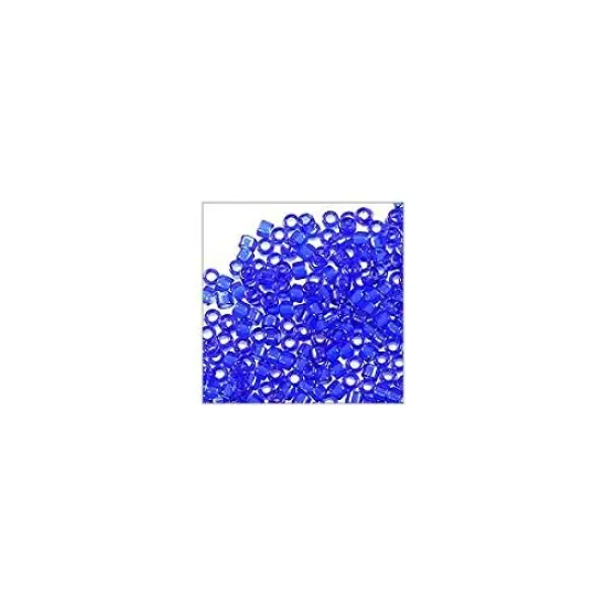 Miyuki Delica Seed Bead 11/0 Transparent Cobalt Blue {2}