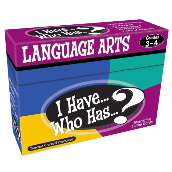 I Have, Who Has Language Arts Game, Grade 3-4 {1}