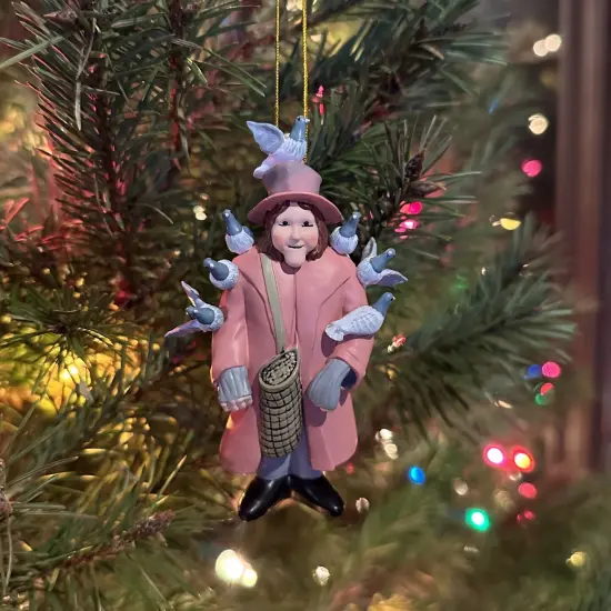 Tree Buddees NYC Central Park Bird Pigeon Lady Christmas Ornament {6}