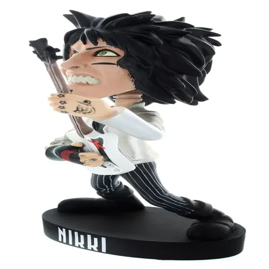 Locoape Motley Crue Nikki Sixx Resin Bobble Head Statue {6}