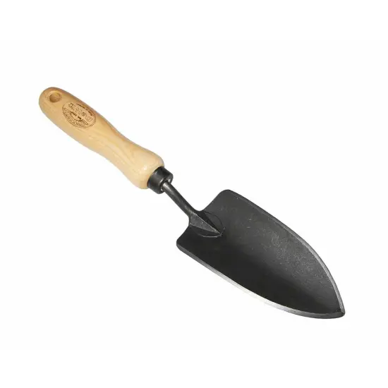 DeWit Forged Small Trowel, Boron Steel and Ash Wood Handle, 11.8 inches long {1}
