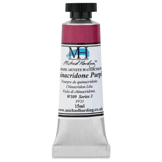 Michael Harding Artists Watercolor - Quinacridone Purple, 15 ml {1}