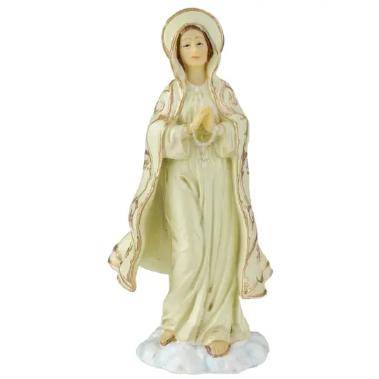 Roman Patrons and Protectors Collection Our Lady of Fatima Figurine - 4.25" Beige {1}