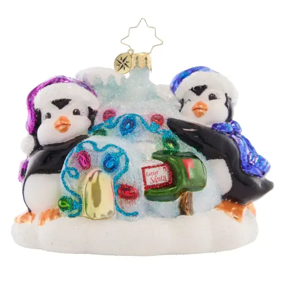 Christopher Radko Christopher Radko Welcome Home Igloo Glass Christmas Ornament 1021528 White {1}