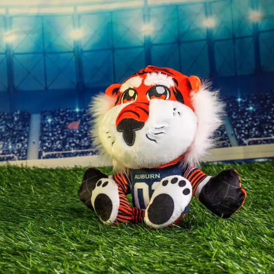 Bleacher Creatures Auburn Tigers Aubie the Tiger 8" Mascot Kuricha Sitting Plush {6}