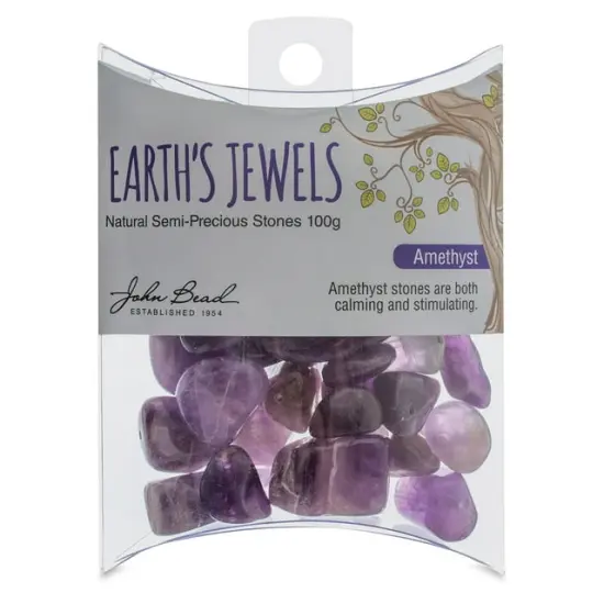 Earth's Jewels Amethyst Natural Stone Bead Assortment {1}