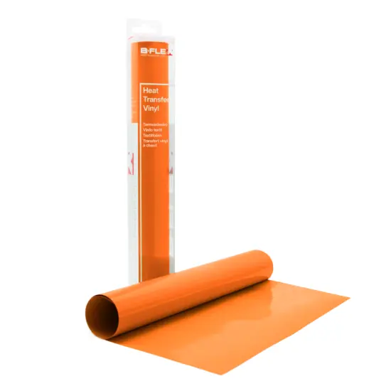 Matte Heat Transfer Vinyl, 700 Series by B-Flex, 20" Orange {2}