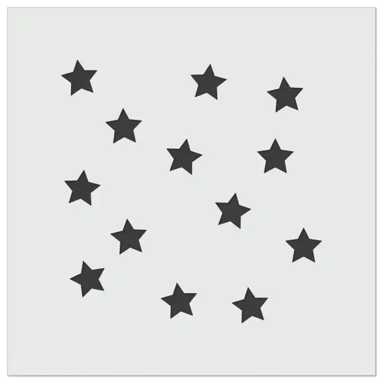 Scattered Stars Wall Cookie DIY Craft Reusable Stencil {2}