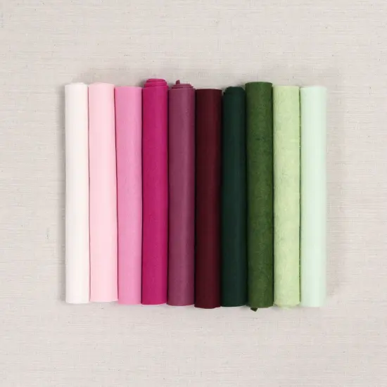 Wool Blend Felt, Cranberry Christmas {3}