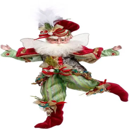 Mark Roberts Mark Roberts Christmas Holly Jolly Fairy, Small - 10.5" Green {1}