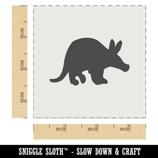 Aardvark Solid Wall Cookie DIY Craft Reusable Stencil {5}