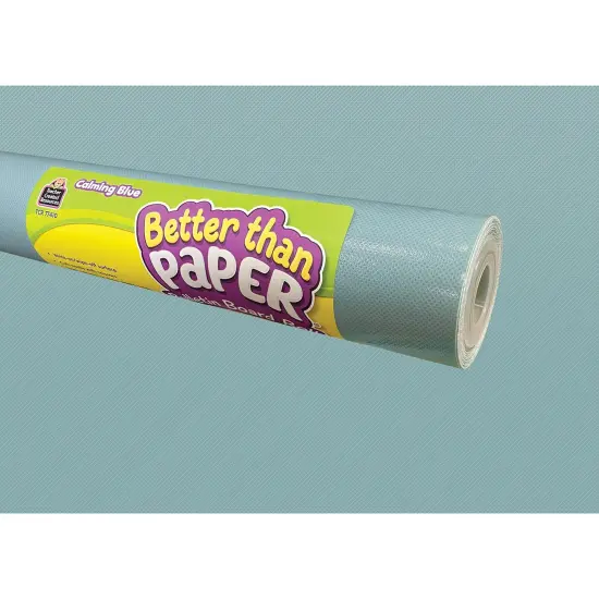 Calming Blue Better Than Paper Bulletin Board Roll, 4' x 12', Pack of 4 {1}