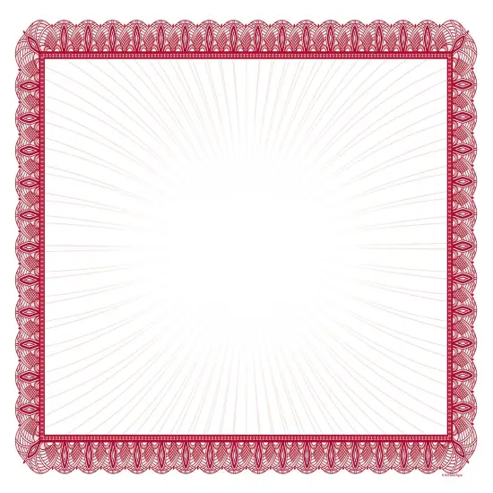 Great Papers! Value Certificate, Red Border, 8.5" x 11", Printer Compatible, 100 Count {1}