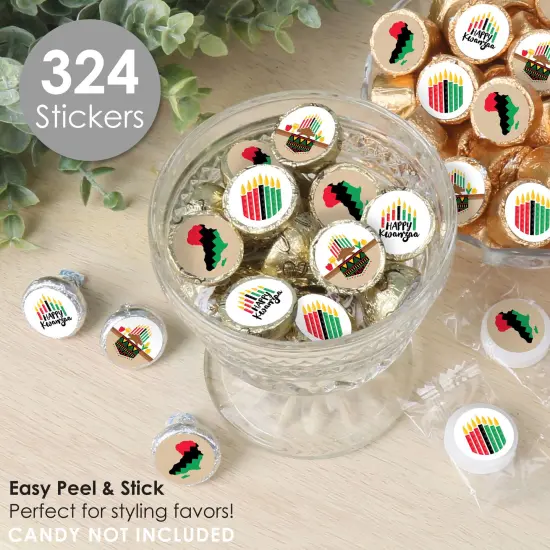 Big Dot of Happiness Happy Kwanzaa Party Small Round Candy Stickers - Party Favor Labels - 324 Count {3}