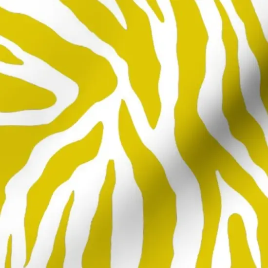 Various Fabrics by the Yard or Fat Quarter Chartreuse Stripe Bright Animal Print Yellow And White African Safari Tropical Jungle Custom Printed Fabric by Spoonflower {7}