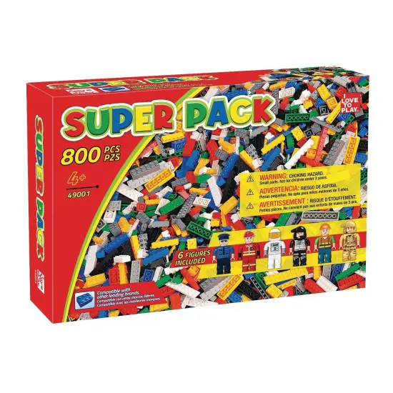 I Love to Play&trade; Building Blocks Super Pack (Set of 800) {1}