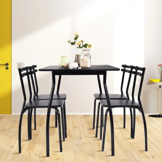 5 Pieces Dining Table Set with 4 Chairs {6}