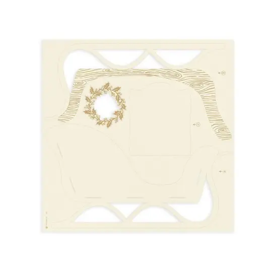 Sleigh Light Chipboard 3D Base - Santa's Workshop - P13 {5}