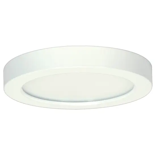 Nicor 9in 4000K Round Edge Lit Recessed LED Downlight {1}
