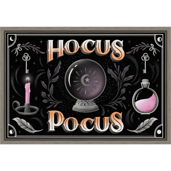 Hocus Pocus I by Gia Graham Framed Canvas Wall Art {1}