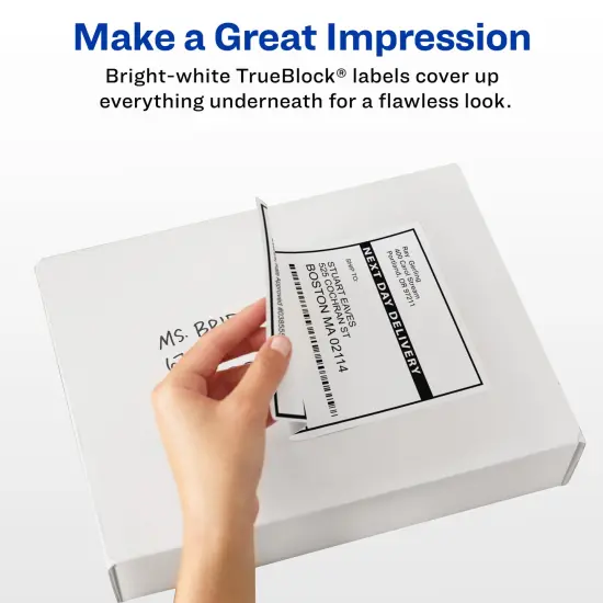 Avery Printable Shipping Labels with Sure Feed, 2" x 4", White, 2 Packs, 500 Blank Mailing Labels Total (21936) {3}