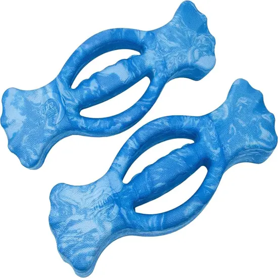 New Aqua Water Fitness Body Sculpt Ergo Dumbbells &ndash; Exercise Equipment for Water Aerobics, Aquatic Low-Impact Workouts, and Resistance Training &ndash; Light Blue {1}