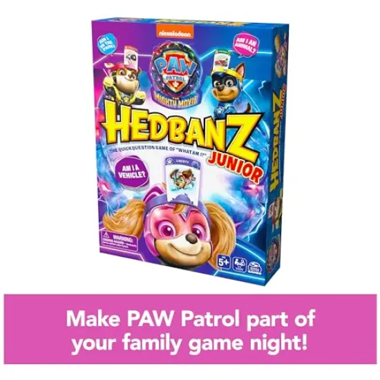 Junior PAW Patrol The Mighty Movie Game- Family Games | Games for Family Game Night| Kids Games | Card Games for Families & Kids Ages 5 and up {5}