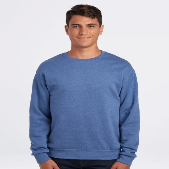 JERZEES&reg; NuBlend Crewneck Sweatshirt Vintage heather red {3}