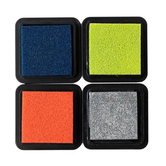 Pebbles Cool Boy Ink Pads-4/Pkg {5}