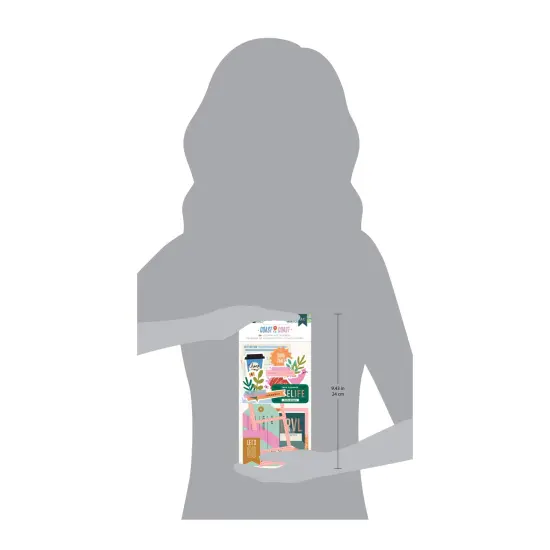 American Crafts Coast-to-Coast Ephemera Die-Cuts 68/Pkg-Journaling, Foil {4}