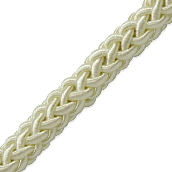20 Yards of Jamie 5/16" (8mm) Braided Cord Trim | 20 yard cut Ivory {1}