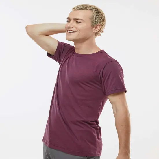 Tultex&reg; Tri-Blend Short Sleeve Crew Neck T-Shirt Mocha Tri Blend {5}