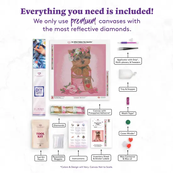 Floral Yorkie Puppy {3}