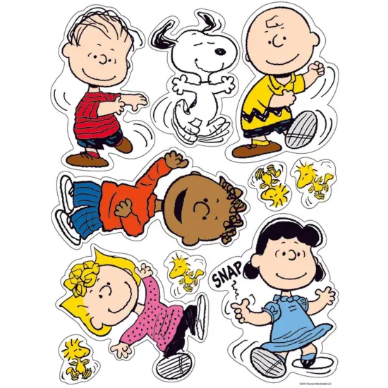 Peanuts&reg; Classic Characters Window Clings, 12 Sheets {2}