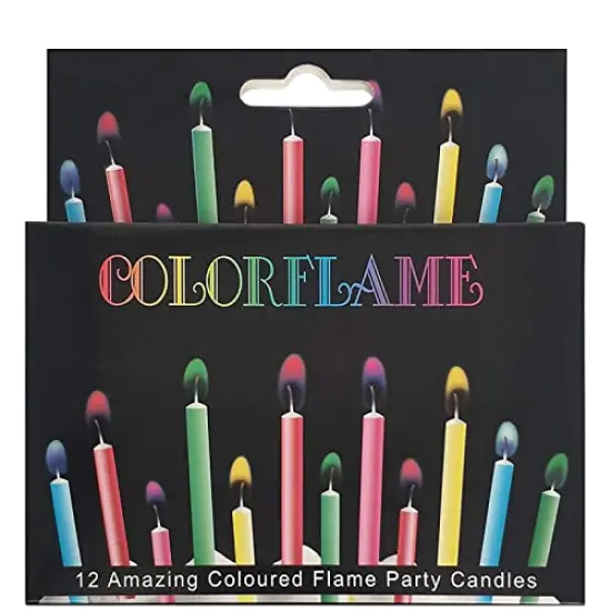Birthday Cake Candles Happy Birthday Candles Colorful Candles Holders Included (12pcs) {5}