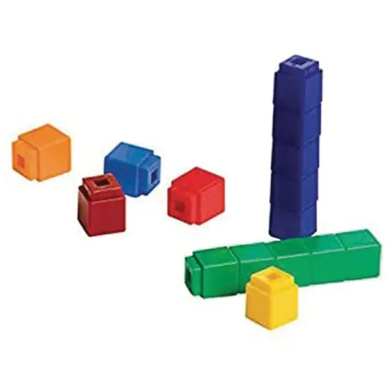Didax Unifix &reg; Cubes Interlocking Counting Cubes with Activity Booklet (Set of 1000) {6}
