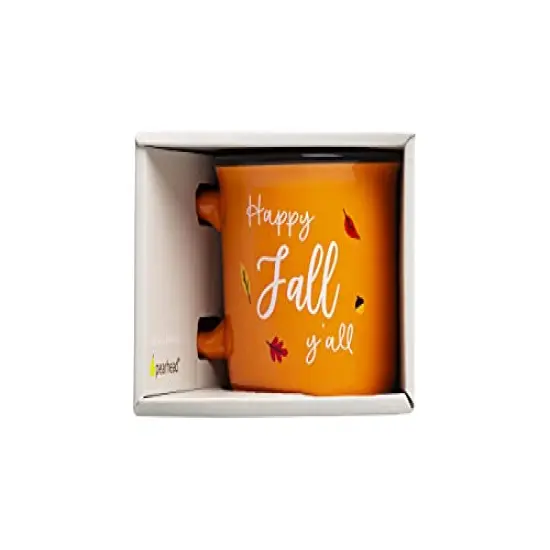 Pearhead Happy Fall Y'all Mug, Autumn Coffee Mug, Home Dećor Accessories, Orange, 15oz, Fall Kitchen Decorations, Holiday Tea or Coffee Mug {2}