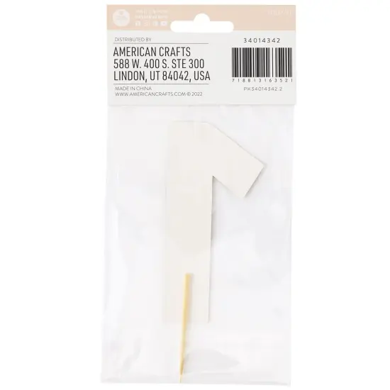 Sweetshop Cake Topper-Number 1 {3}