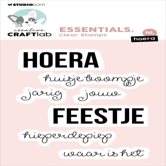 Studio Light Essentials Clear Stamp-Nr. 600, Hoera {1}