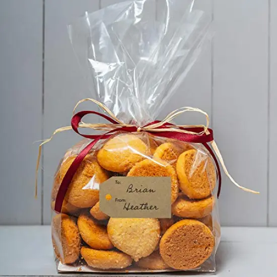 1.15" x 2" Natural Brown Kraft to and from Gift Tag Stickers / 500 Brown Kraft to from Present Labels/Christmas Holiday Present Labels/Made in The USA {4}