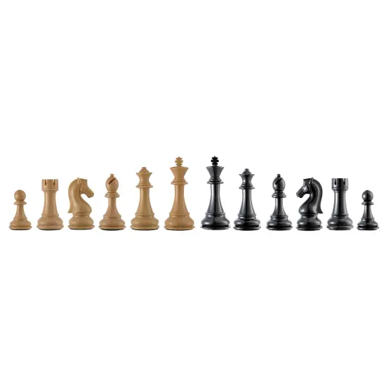 Bobby Fischer Faux Wood Chess Pieces, 4.25 in. king {3}